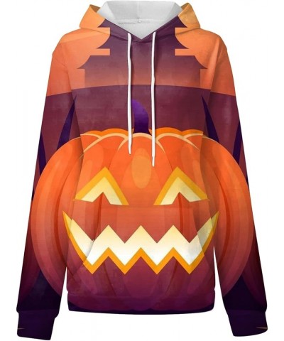 Womens Pullover Fall Tie Dye Gradient Graphic Hoodie Drawstring Long Sleeve Sweatshirt Winter Oversized Casual Outfits W33-ye...