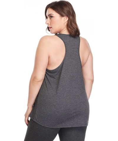 Plus Size Workout Tank Tops for Women-I Won't Quit Womens Funny Saying Fitness Gym Racerback Sleeveless Shirts Racer Back Tan...