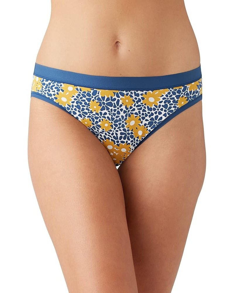 Women's Understated Cotton Bikini Panty Deco Floral $12.18 Lingerie