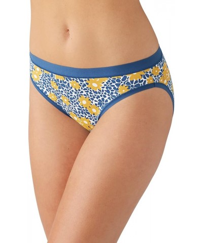 Women's Understated Cotton Bikini Panty Deco Floral $12.18 Lingerie