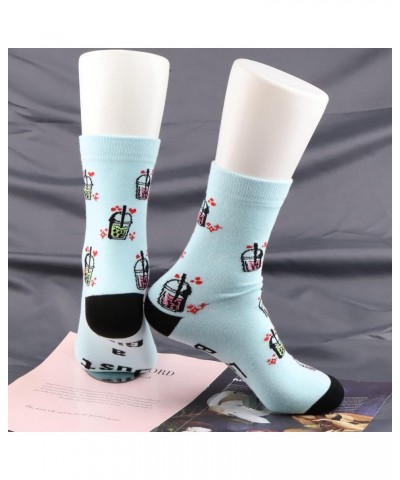 Boba Girl Gift 2 Pairs Boba Kawaii Novelty Socks Just A Girl Who Loves Boba Socks Boba Lover Milk Tea Lover Gift Girl loves b...