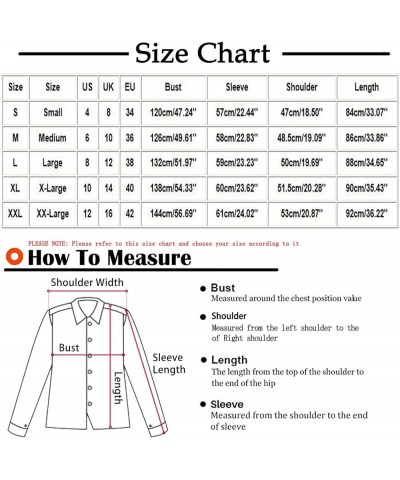 Women's Winter Thick Coat Warm Faux Lamb Wool Lined Jacket Casual Long Sleeve Lapel Button Sherpa Jackets Outerwear Winter Sh...