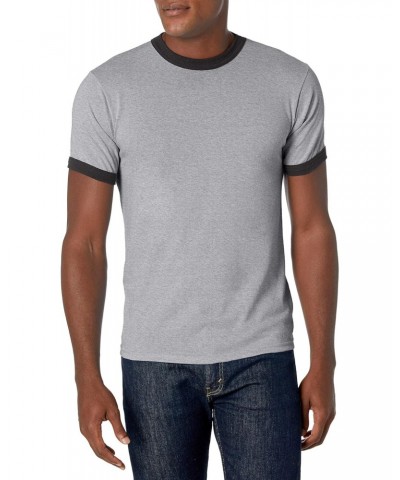 XX-Large Ringer Tee Shirt, Athletic Heather/Black $8.54 Activewear