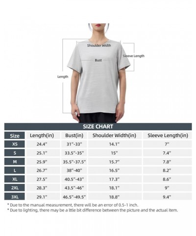 Women's Short Sleeve Dry Fit Shirts Gym Summer - Lightweight Athletic Shirts - Workout Training Crewneck Tops Light Grey $9.8...