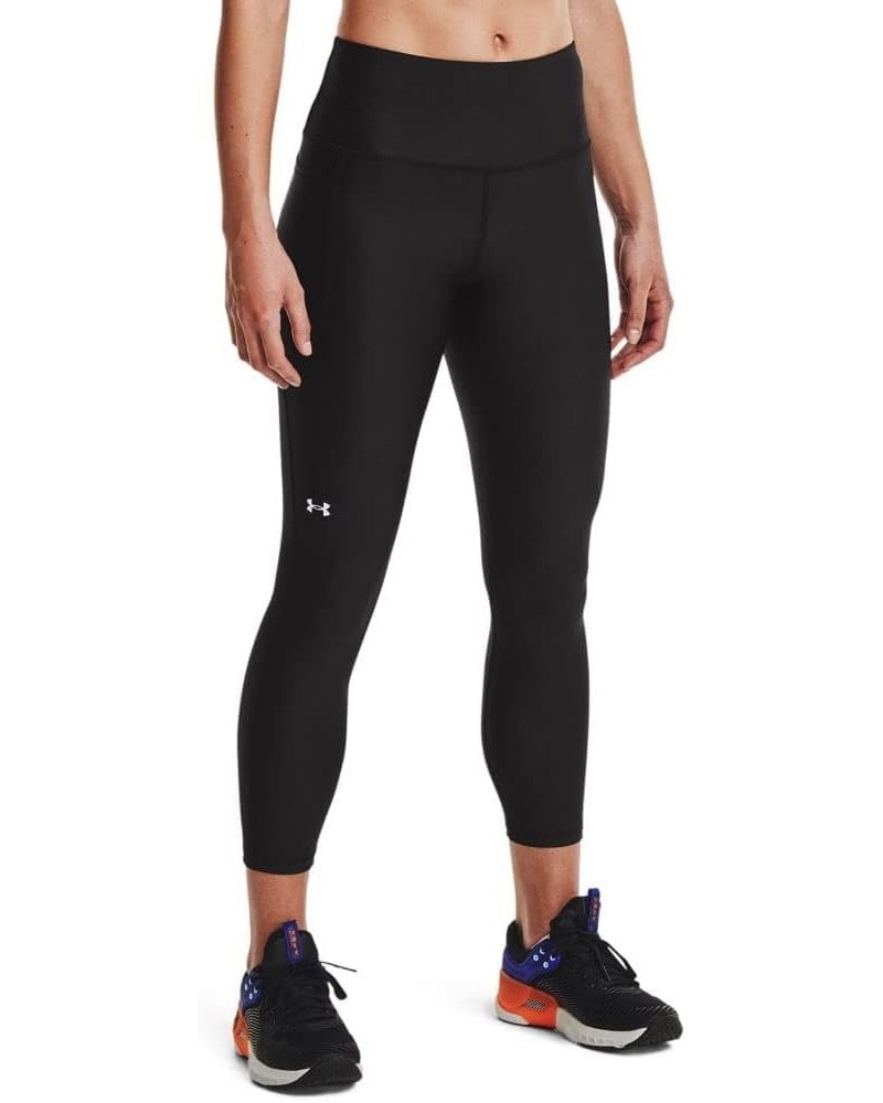 Women's HeatGear High No-Slip Waistband Ankle Leggings Black (001)/White $11.76 Activewear