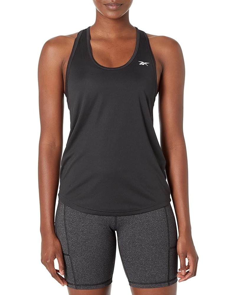 Women's Workout Ready Mesh Back Tank Night Black/Small White Vector Logo X-Small $10.50 Activewear