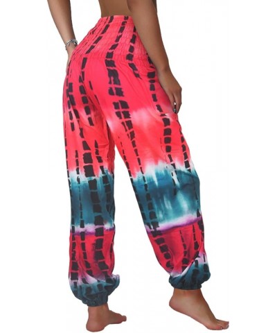 Tall Ladies Soft Flared Leggings Pants Floor Length S-2XL Bloomer-rosered&darkgreen $12.47 Pants