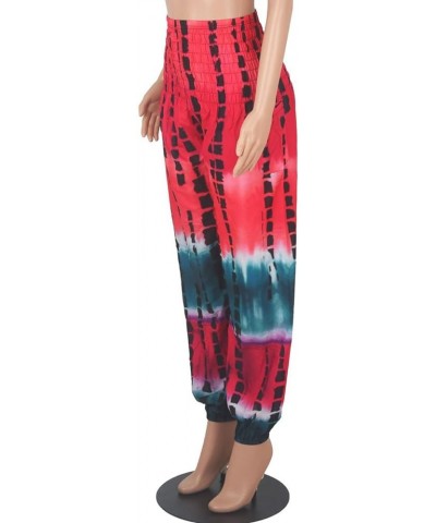 Tall Ladies Soft Flared Leggings Pants Floor Length S-2XL Bloomer-rosered&darkgreen $12.47 Pants