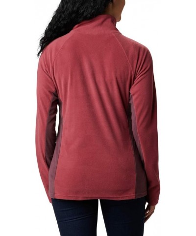 Women's Glacial Iv Half Zip Marsala Red/Malbec $24.42 Jackets