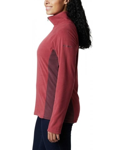 Women's Glacial Iv Half Zip Marsala Red/Malbec $24.42 Jackets