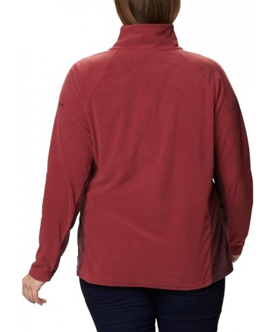 Women's Glacial Iv Half Zip Marsala Red/Malbec $24.42 Jackets