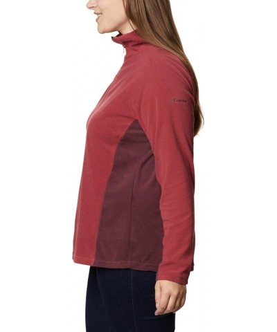 Women's Glacial Iv Half Zip Marsala Red/Malbec $24.42 Jackets