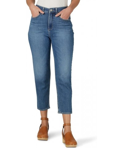 Women's Ultra Lux High-Rise Tapered Crop Jean Soar $15.08 Jeans