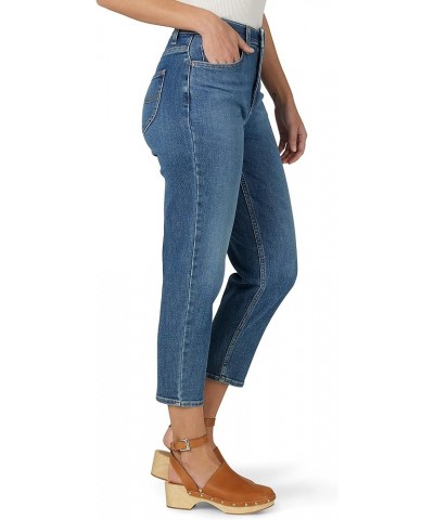 Women's Ultra Lux High-Rise Tapered Crop Jean Soar $15.08 Jeans