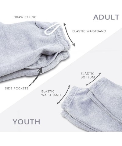 Volleyball Icon Sweatpants | Volleyball Apparel by ChalkTalk Sports | Multiple Colors | Youth and Adult Sizes Youth Gray $21....