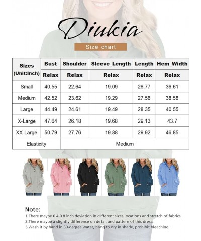 Womens Casual Button Neck Long Sleeve Hoodie Pullover Top Solid Color Drawstring Hooded Sweatshirt Black $23.39 Hoodies & Swe...