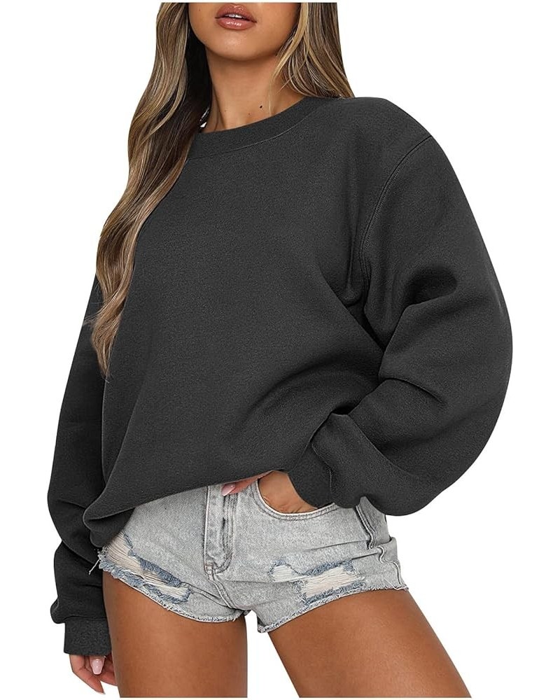 Womens Fashion Fall Sweatshirt 2023 Long Sleeve Crewneck Hoodie Pullover Baggy Y2K Clothes Loose Casual Outfits for Ladies 1-...