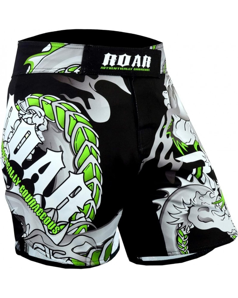 MMA Grappling Shorts Kickboxing Muay Thai Shorts BJJ Gym Training Running Athletic Shorts Darken Green $10.19 Activewear