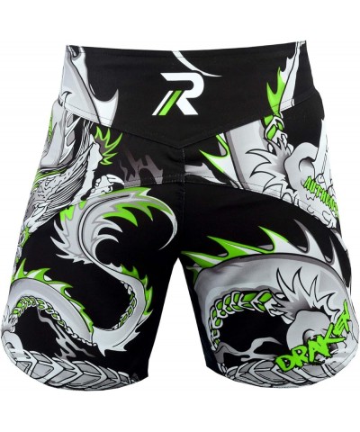 MMA Grappling Shorts Kickboxing Muay Thai Shorts BJJ Gym Training Running Athletic Shorts Darken Green $10.19 Activewear