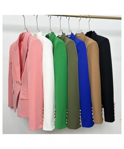 Spring Autumn Solid Color Blazer Women's Slim Fit Thin Suit Jackets En8 $40.88 Blazers