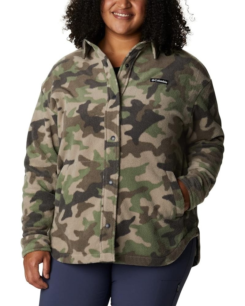 Women's Benton Springs Shirt Jacket Cypress Trad Camo $14.76 Jackets