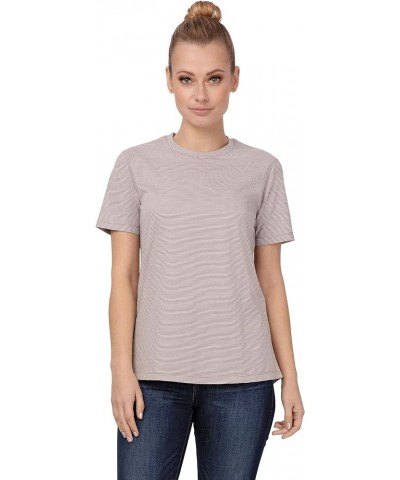 Women's Striped T-Shirt Natural $7.13 T-Shirts