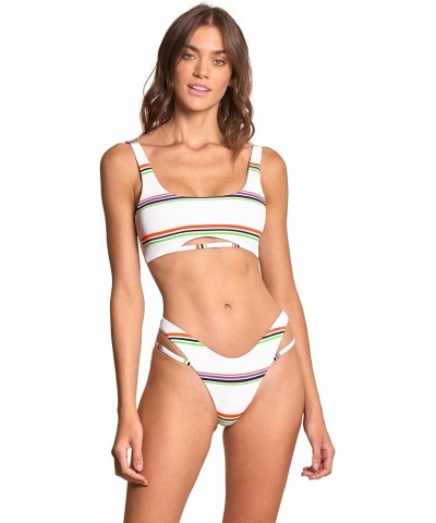 Women's Sporty Bralette Open White $27.68 Swimsuits