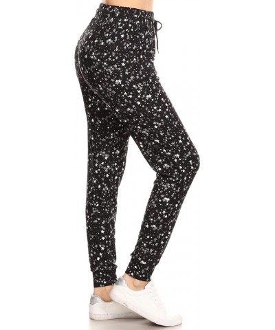 Women's Relaxed-fit Jogger Track Cuff Sweatpants with Pockets for Yoga, Workout Starlight $8.82 Pants