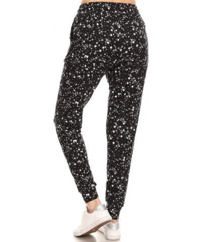 Women's Relaxed-fit Jogger Track Cuff Sweatpants with Pockets for Yoga, Workout Starlight $8.82 Pants