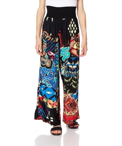 Women's Woven Long Trousers Multicolor $48.68 Pants