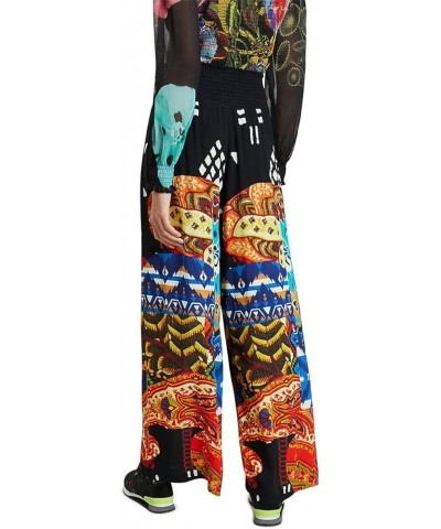 Women's Woven Long Trousers Multicolor $48.68 Pants