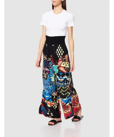 Women's Woven Long Trousers Multicolor $48.68 Pants