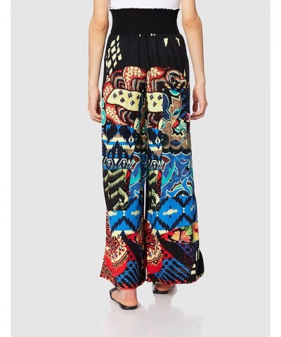 Women's Woven Long Trousers Multicolor $48.68 Pants