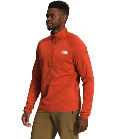 Men's Canyonlands Half Zip Pullover Sweatshirt Rusted Bronze Heather $41.29 Jackets