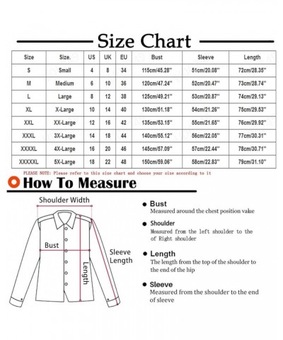 Cardigans for Women Fall Winter Trendy Plaid Printed Long Sleeve Open Front Casual Lightweight Loose Coat Jacket Gifts A01_da...