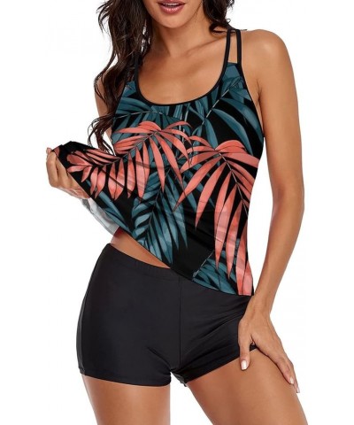 Plus Size Tankini Swimsuits for Women Two Piece Bathing Suits Tummy Control Long Torso Swimsuits Plus Size H-green $11.80 Swi...