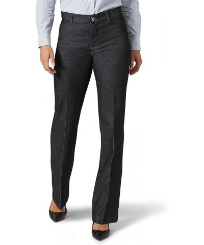 Women's Ultra Lux Comfort with Flex Motion Trouser Pant Black Rinse $25.19 Pants