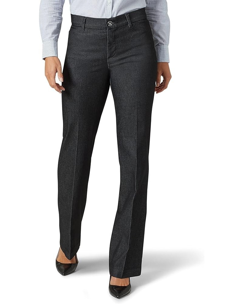 Women's Ultra Lux Comfort with Flex Motion Trouser Pant Black Rinse $25.19 Pants