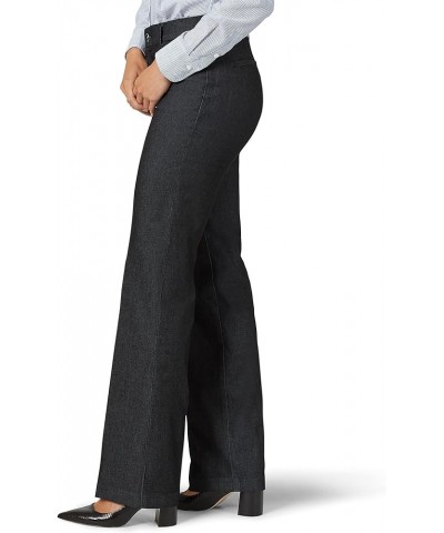 Women's Ultra Lux Comfort with Flex Motion Trouser Pant Black Rinse $25.19 Pants