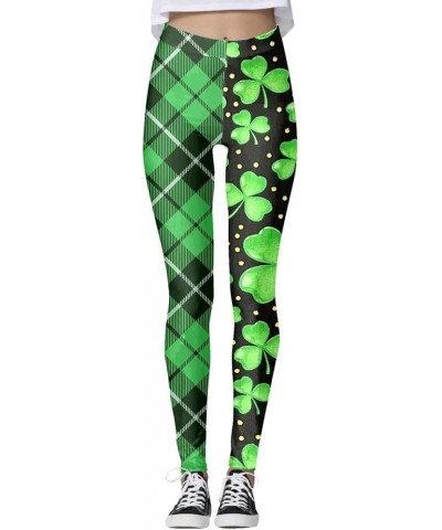 Christmas Leggings for Women Plus Size, Women's Christmas Leggings Tights Gradient Gnomes Graphic Printed Yoga Pants Ez1-blac...