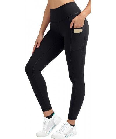 Yoga Pants Women Workout Leggings with Pockets for Women High Waisted Tummy Control Gym Leggings Workout Pants Regular - 27 i...