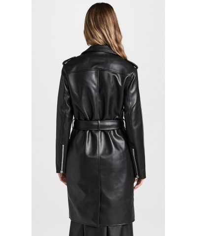 Women's The Long Chopper Jacket Black $80.85 Coats