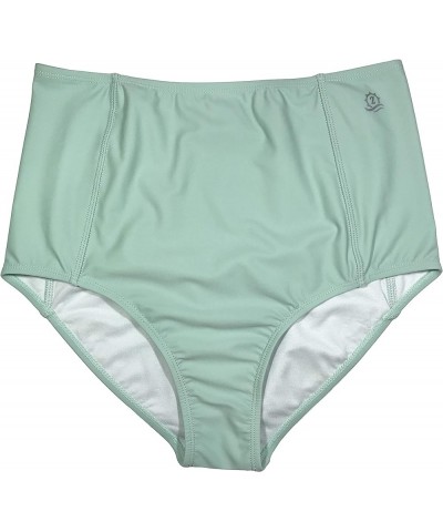 Women's High Waisted Swim Bottoms with UPF 50+ Sun Protection Green $23.19 Swimsuits