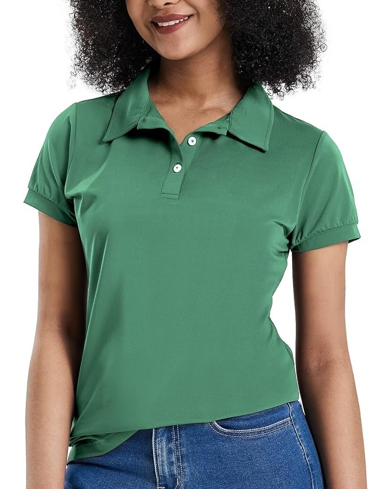 Women's Golf Polo Shirts Short Sleeve Dry Fit Athletic Shirts, Moisture Wicking XX-Large Kelly Green $12.87 Shirts