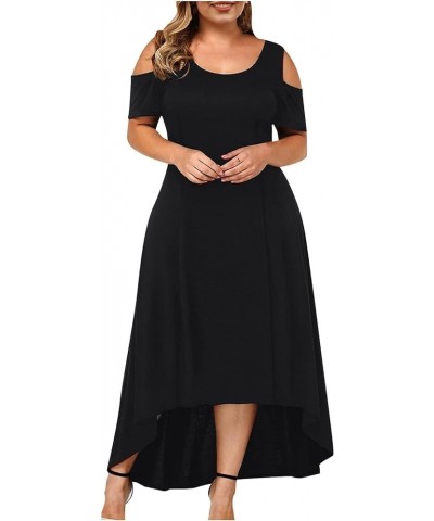 Plus Size Dresses for Curvy Women,2024 Spring Summer Trendy Boho Maxi Dress,Elegant Flowy Prom Wedding Guest Cocktail Dresses...