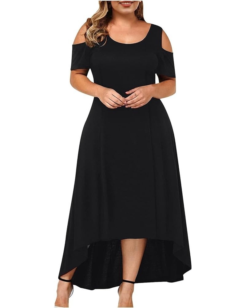 Plus Size Dresses for Curvy Women,2024 Spring Summer Trendy Boho Maxi Dress,Elegant Flowy Prom Wedding Guest Cocktail Dresses...