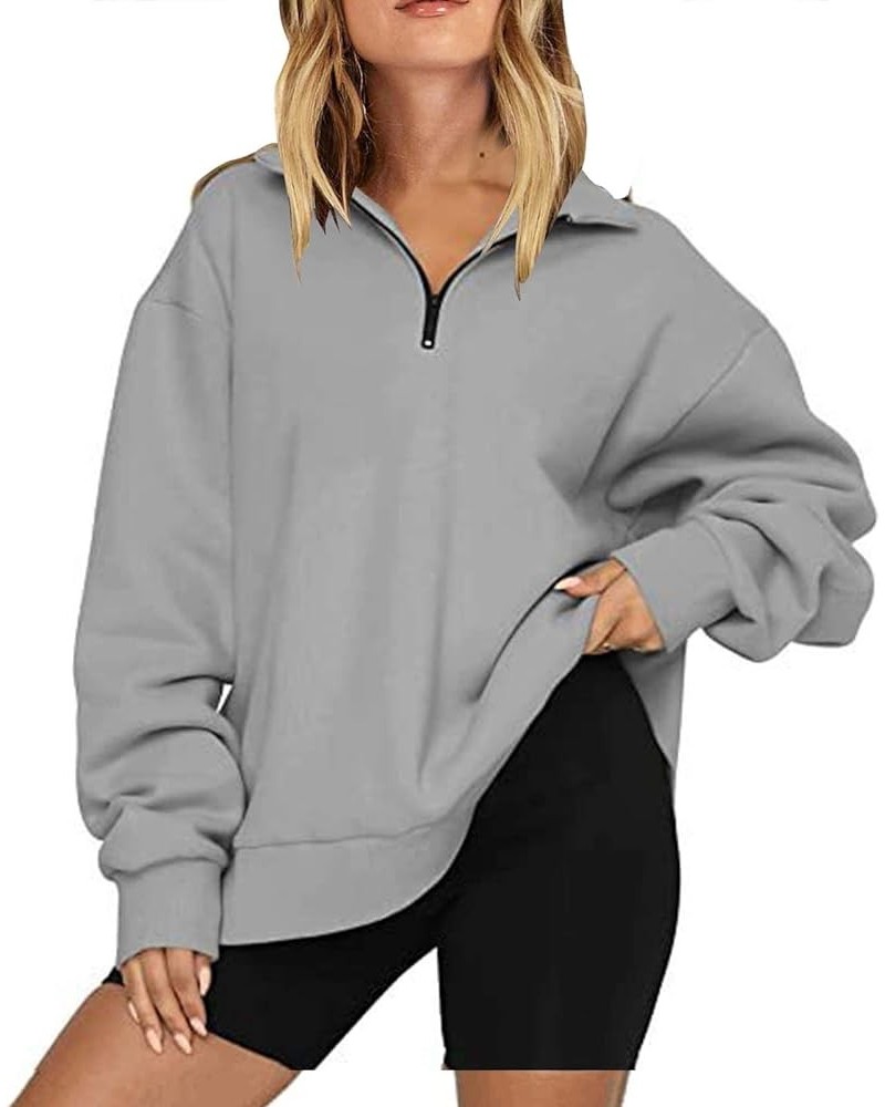 Womens Oversized Hoodies Sweatshirts Tops Sweater Fall Fleece Casual Comfy Fashion Outfits Y2k Outfits Clothes 2023 S2-grey $...