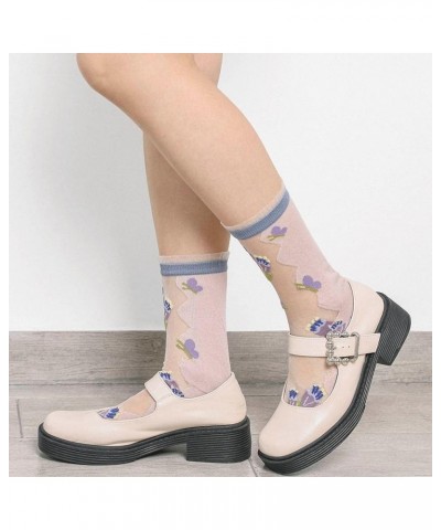 Women Sheer Sock Elastic See Through Socks Style10 $10.44 Socks