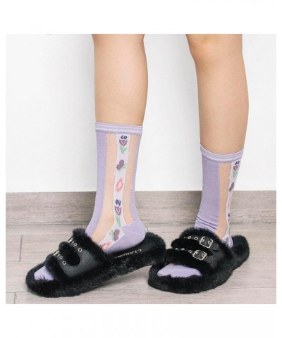 Women Sheer Sock Elastic See Through Socks Style10 $10.44 Socks