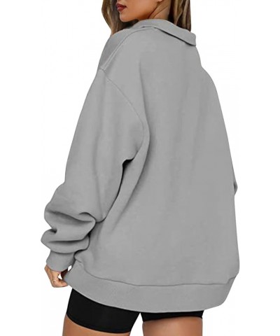 Womens Oversized Hoodies Sweatshirts Tops Sweater Fall Fleece Casual Comfy Fashion Outfits Y2k Outfits Clothes 2023 S2-grey $...